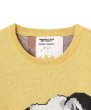 画像2: TOKYO CULTUART by BEAMS 横尾忠則 × 編み物☆堀ノ内 / TAMA Knit Sweater YELLOW (2)